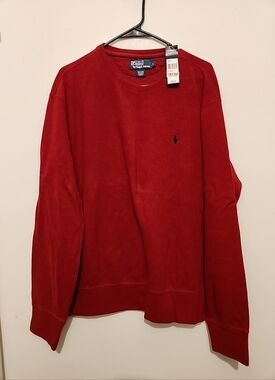 Polo Ralph Lauren red crewneck sweatshirt